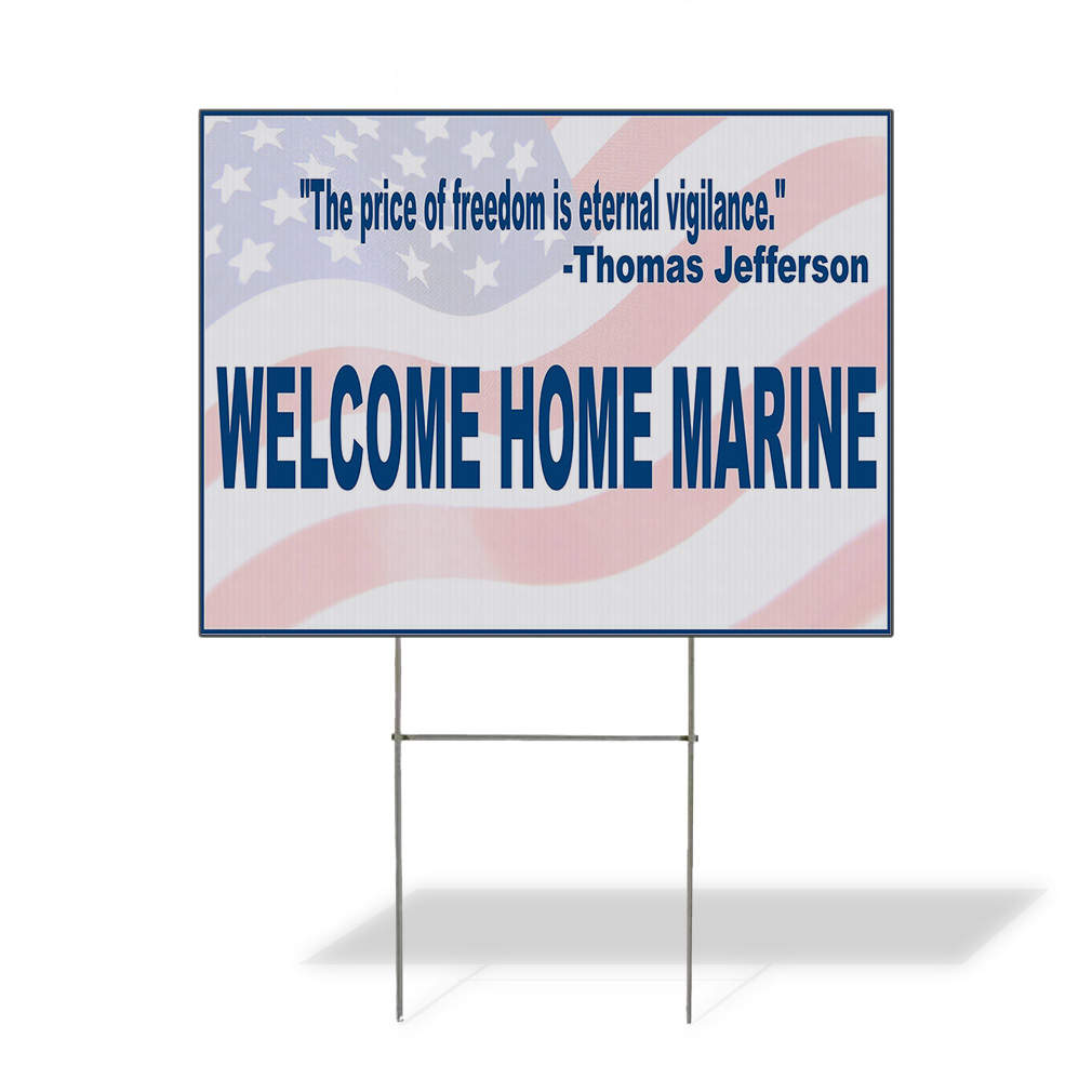 Weatherproof Yard Sign Lawn Garden Marine