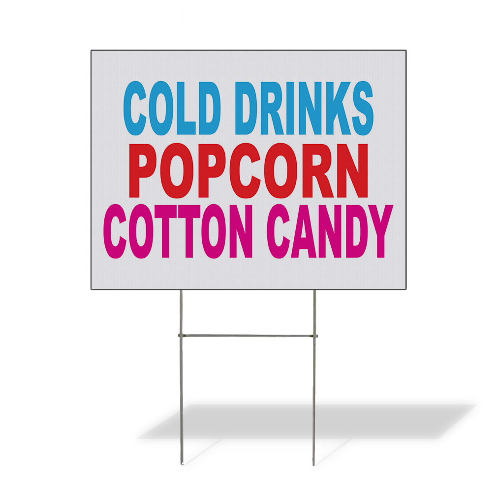 Weatherproof Yard Sign Lawn Garden Beverage