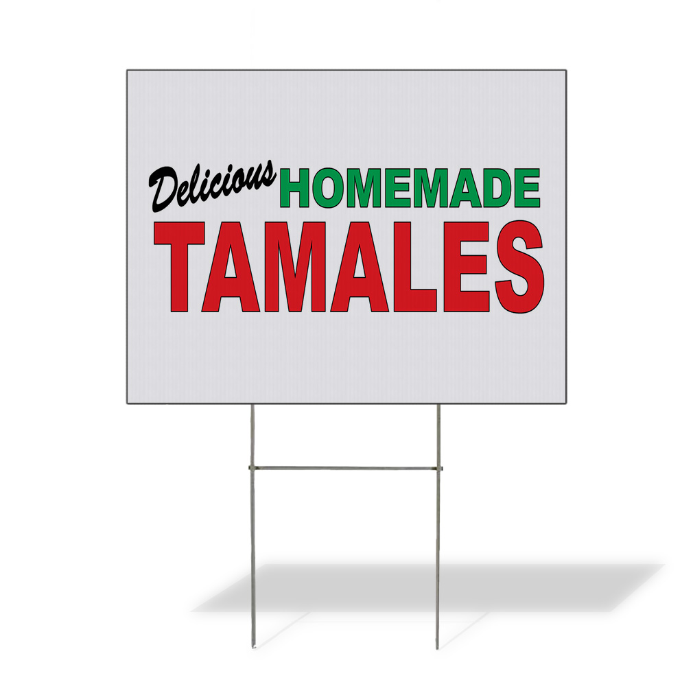 Weatherproof Yard Sign Lawn Garden Pastries