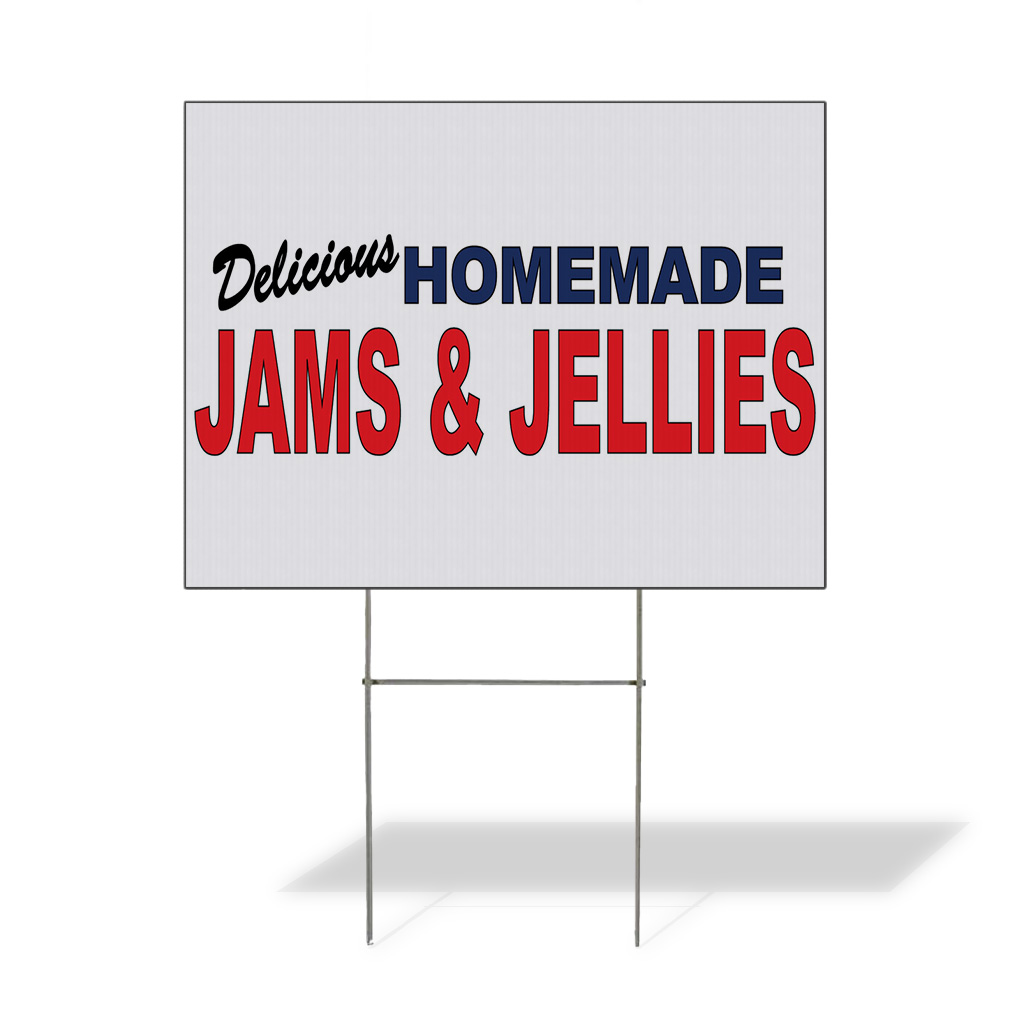 Weatherproof Yard Sign Lawn Garden Delis